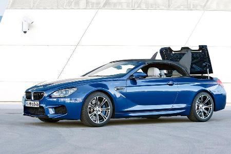 BMW M6 Cabrio, Seitenansicht, Verdeck schliet