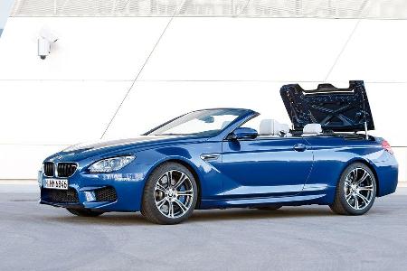 BMW M6 Cabrio, Seitenansicht, Verdeck schliet