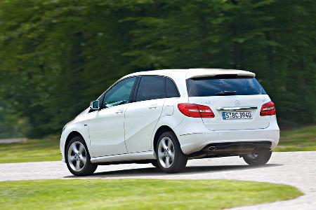 Mercedes B 180 CDI, Heck