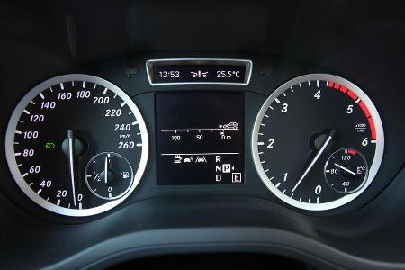 Mercedes B-Klasse, Rundinstrumente