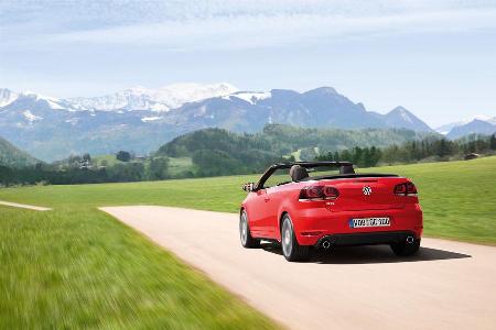 VW Golf GTI Cabriolet, Heck, offen