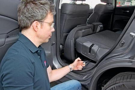Honda CR-V, Rücksitz, umklappen