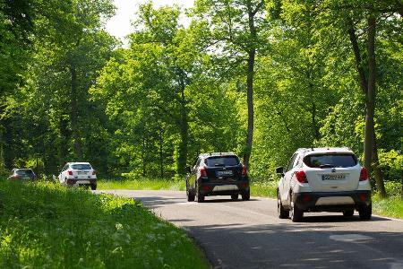 Opel Mokka, Heck, mehrere Modelle