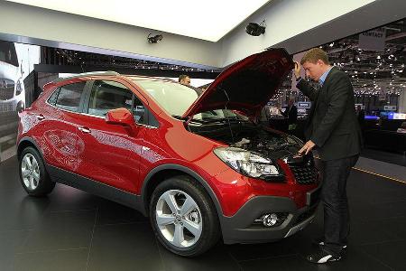 Sitzprobe Opel Mokka