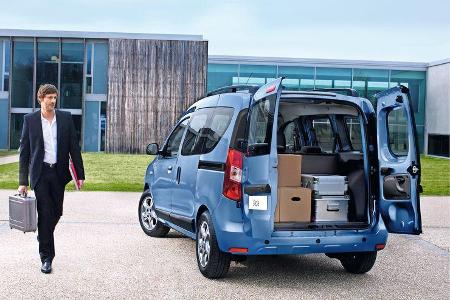 Dacia Dokker, Heckansicht, Flügeltüren, Ladung