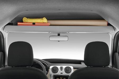 Dacia Dokker, Ablage