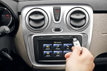 Dacia Dokker, Mittelkonsole