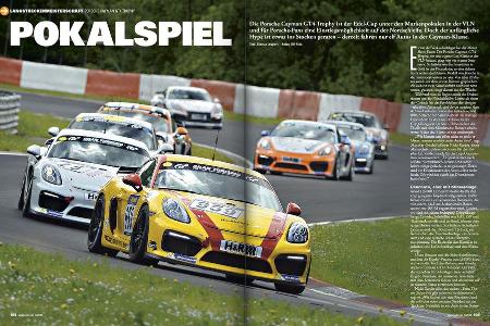 sport auto 9/2016 - VLN - Porsche Cayman GT4 Trophy