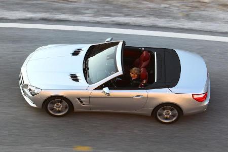 Mercedes SL 500, Cabrio, von oben