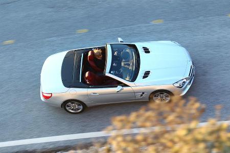Mercedes SL 500, Cabrio, von oben