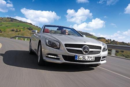 Mercedes SL 500, Frontansicht, Khlergrill
