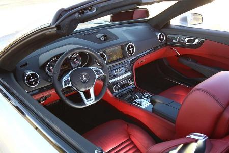 Mercedes SL 500, Cockpit, Lenkrad