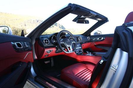 Mercedes SL 500, Cockpit, Lenkrad
