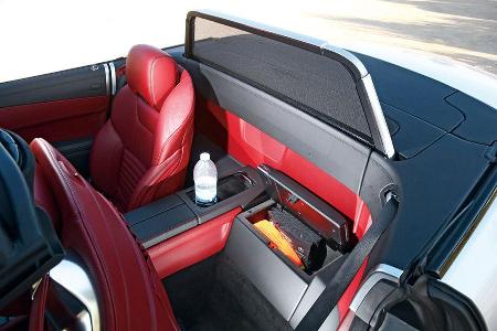 Mercedes SL 500, Rcksitze, Windfang, Windschutz