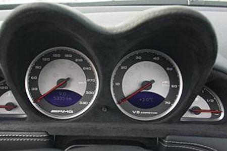 Gegen Aufpreis läuft der SL 55 auch 300 km/h.
