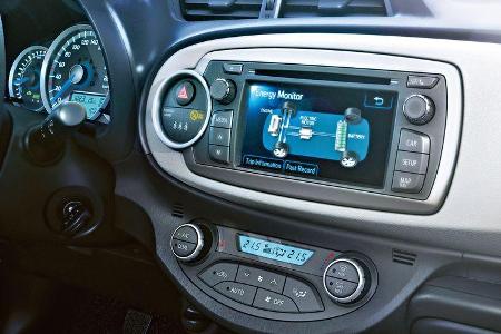 Toyota Yaris Hybrid, Monitor, Bildschirm