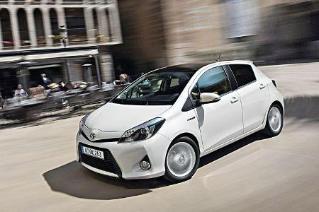 Toyota Yaris Hybrid, Seitenansicht