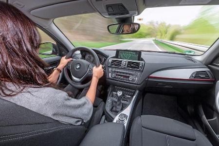 BMW 116d, Cockpit, Lenkrad