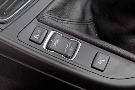 BMW 116d, Fahreinstellung, Bedienelemente