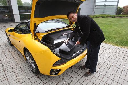 Ferrari California, Kofferraum, Heckklappe