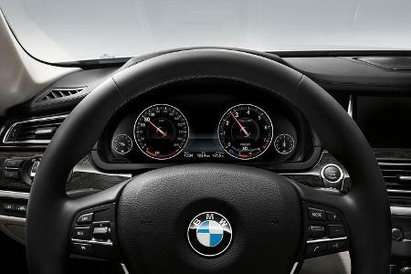 BMW 7er, Lenkrad, Instrumente