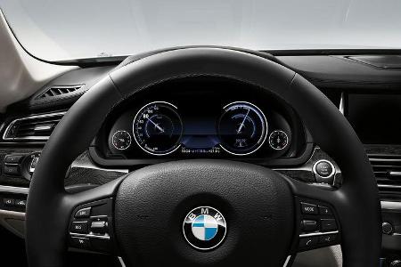 BMW 7er, Lenkrad, Instrumente