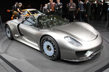 Porsche 918 Spyder, Endversion, Austellung, Front