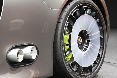 Porsche 918 Spyder, Auspuff, Endrohre, Felge