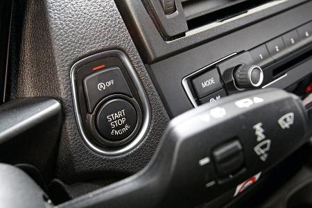BMW 116d, Start-Sopp-Automatik, Bedienknpfe