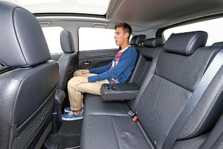 Citron C4 Aircross 150 HDi AWD, Rckbank, Beinfreiheit