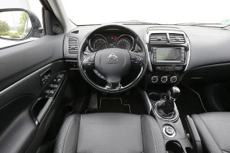Citron C4 Aircross 150 HDi AWD, Cockpit, Lenkrad