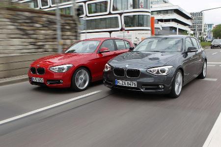 BMW 125i, BMW125d, Frontansicht