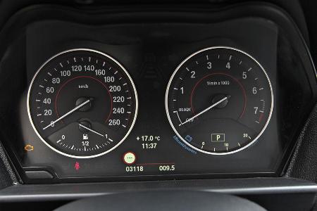 BMW 125i, BMW125d, Rundinstrumente