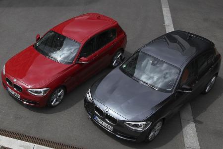 BMW 125i, BMW125d, Frontansicht