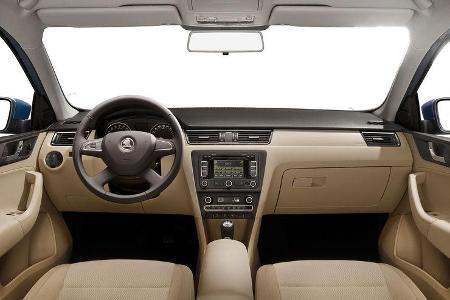Skoda Rapid, Innenraum, Cockpit