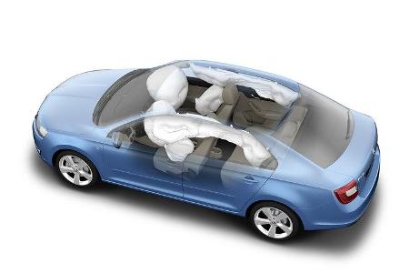 Skoda Rapid, Airbags