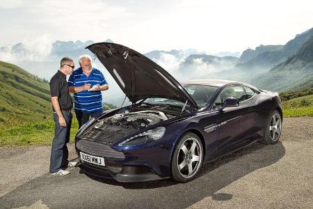 Aston Martin Vanquish, Motorhaube, Malte Jürgens