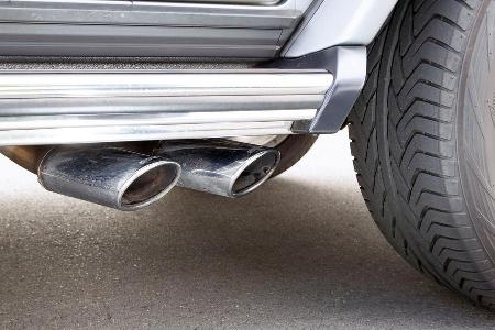 Mercedes G 65 AMG, Auspuff, Endrohre