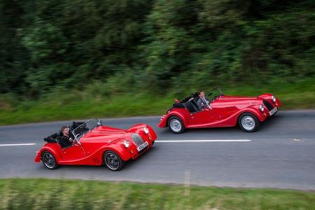 Morgan Roadster V6, Morgan Plus 8, Seitenansicht