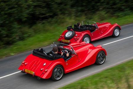 Morgan Roadster V6, Morgan Plus 8, Seitenansicht