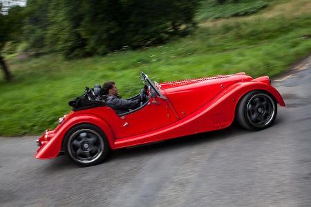 Morgan Plus 8, Seitenansicht