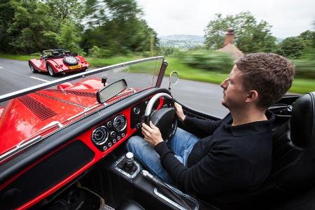 Morgan Roadster V6, Morgan Plus 8, Cockpit