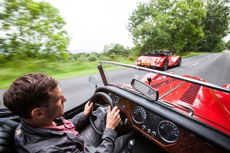 Morgan Roadster V6, Morgan Plus 8, Cockpit