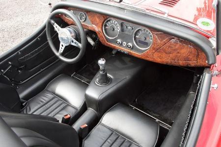 Morgan Roadster V6, Morgan Plus 8, Cockpit