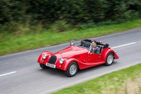 Morgan Roadster V6, Morgan Plus 8, Seitenansicht
