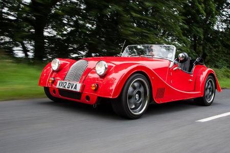 Morgan Roadster V6, Morgan Plus 8, Seitenansicht