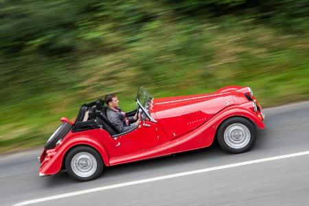 Morgan Roadster V6, Morgan Plus 8, Seitenansicht