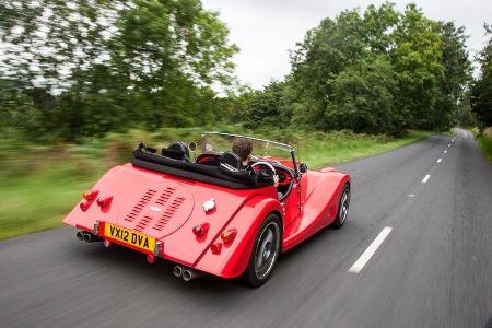 Morgan Roadster V6, Morgan Plus 8, Seitenansicht