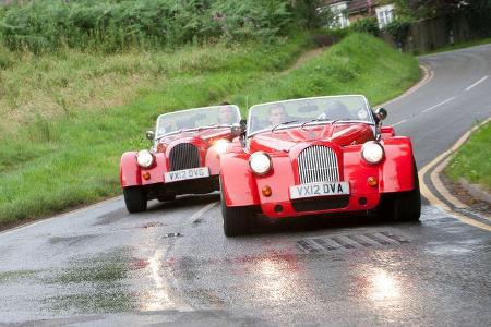 Morgan Roadster V6, Morgan Plus 8, Frontansicht