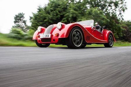Morgan Roadster V6, Morgan Plus 8, Seitenansicht